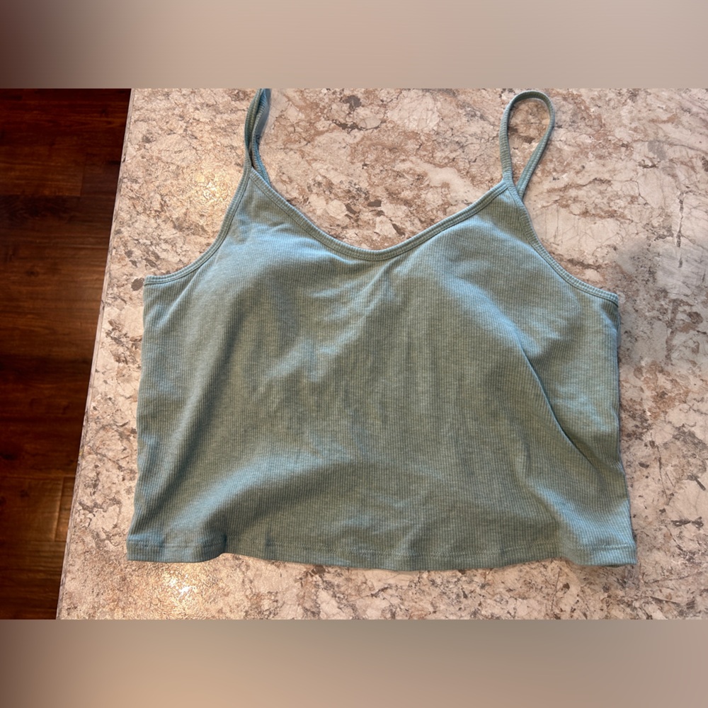 VS PINK Ribbed Cami Cropped Tank Top NWT XL